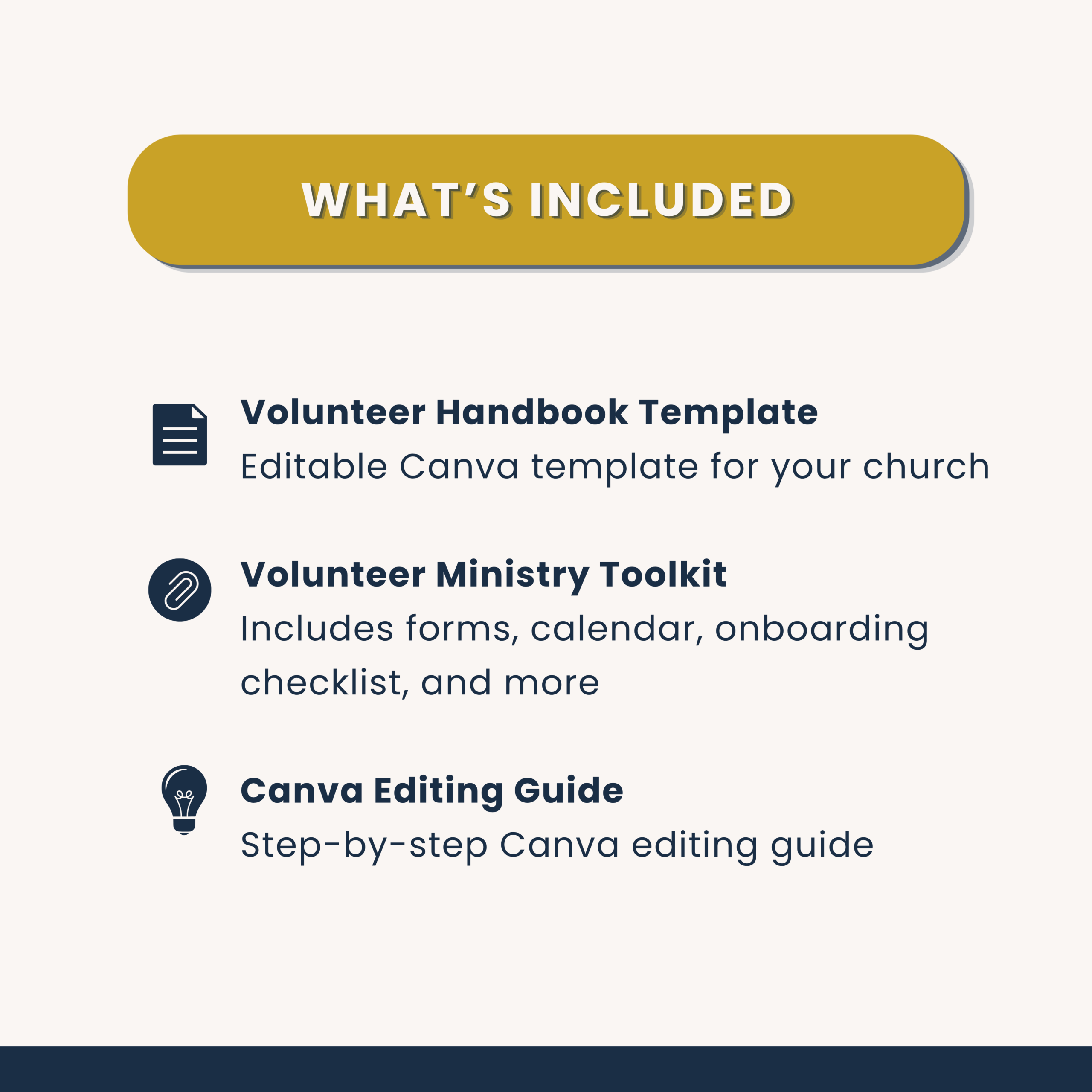 Leading Volunteers with Clarity: Church Volunteer Handbook & Volunteer Ministry Toolkit (Editable in Canva) - Image 2