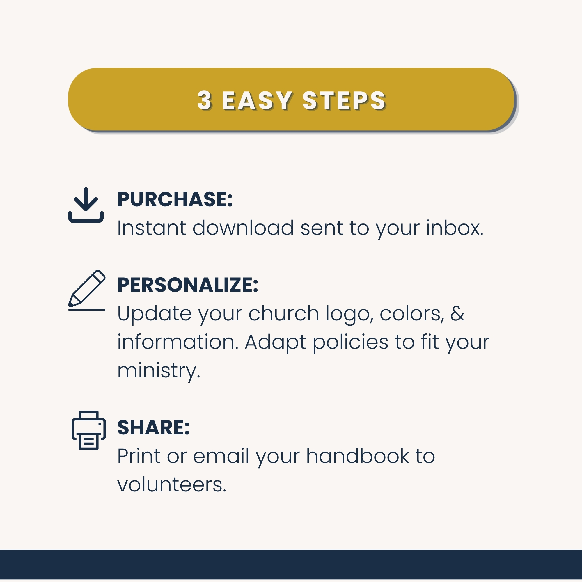 Leading Volunteers with Clarity: Church Volunteer Handbook & Volunteer Ministry Toolkit (Editable in Canva) - Image 5